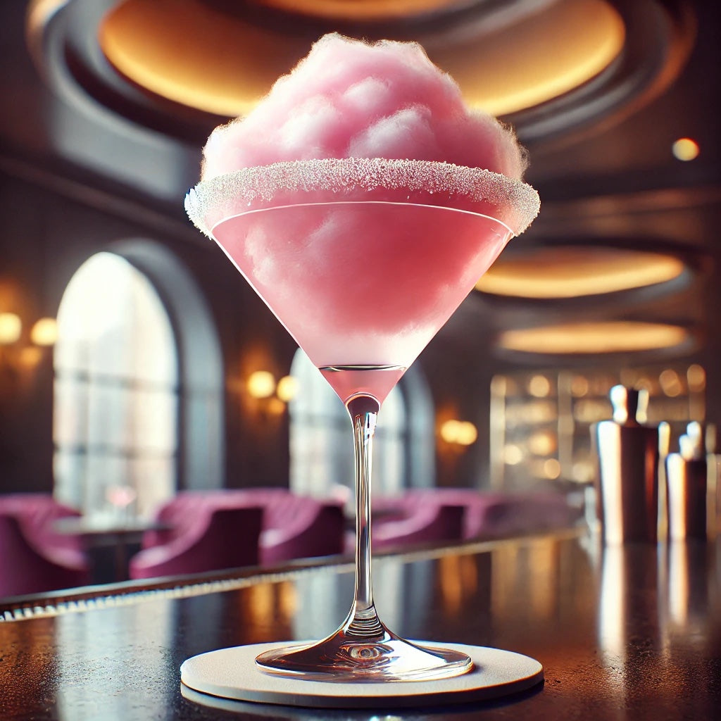 Cotton Candy Vodka Martini